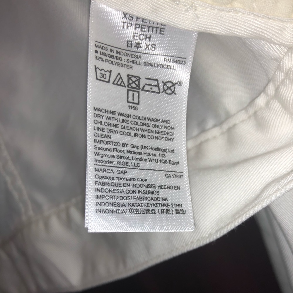 Gap nautical style jacket petite xsmall like new - Picture 7 of 10